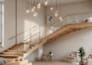 design realistic staircase, staircase plan, 3d models, and construction details